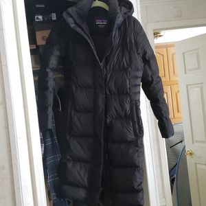 Patagonia long puffer parka